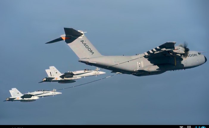 Exitosas pruebas del A-400M como avión de reabastecimiento