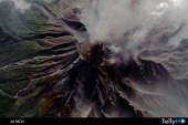 El volcán Calbuco, captado por el satélite chileno FASAT Charlie