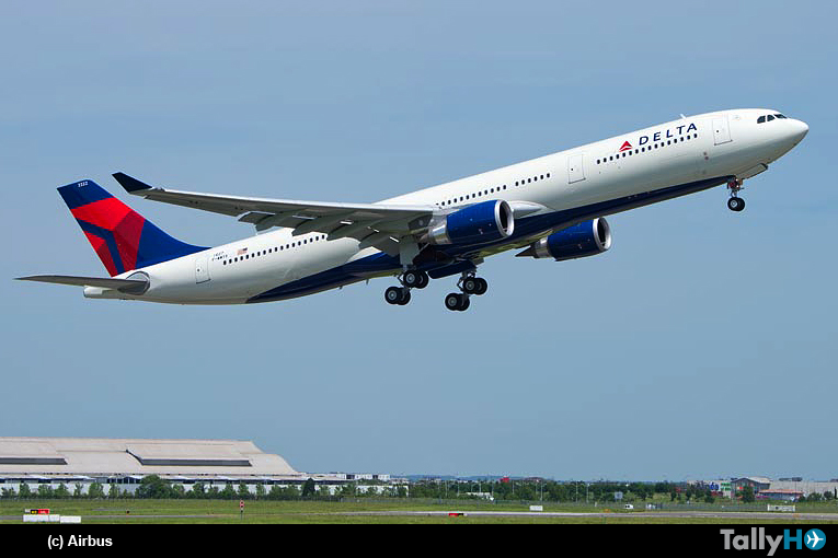 Primer A330-300 de 242 toneladas entregado a Delta Airlines