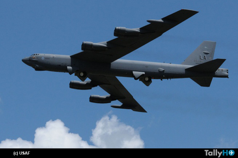 B-52 Stratofortress sobrovalará Santiago el sábado 2 de abril