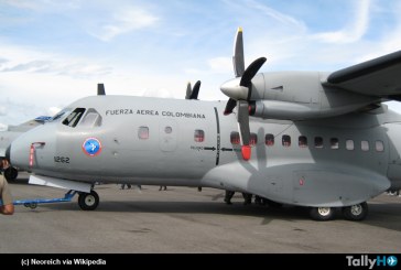 Se estrelló avión de transporte mediano Airbus CN235 de la Fuerza Aérea Colombiana