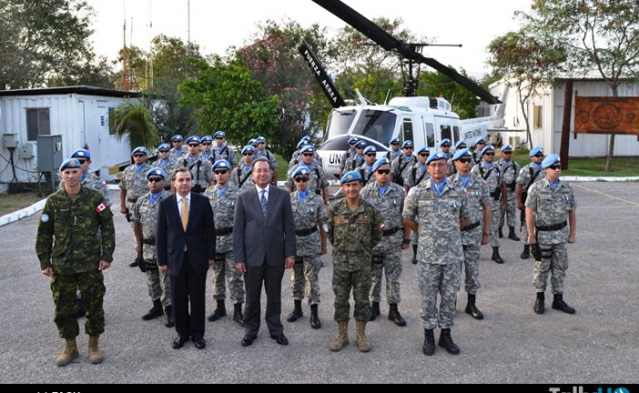 Contingente del Grupo de Helicópteros XXII en Haití recibió la Medalla de la MINUSTAH