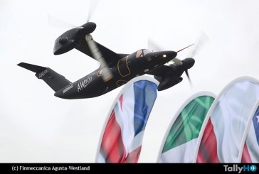 Convertiplano AW-609 establece récord de velocidad entre Reino Unido e Italia