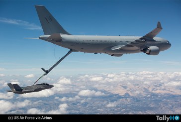 Exitoso reabastecimiento desde Airbus A330 MRTT de la Royal Australian Air Force a un F-35A