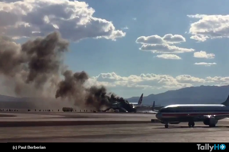 Se incendia Boeing 777-200 de British Airways en Las Vegas