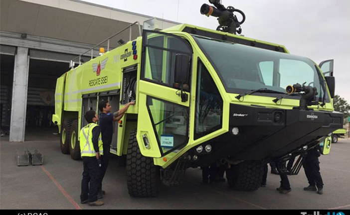 Aeródromos Desierto de Atacama y El Loa, reciben modernos carros SSEI