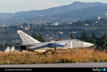 Avión ruso, Sukhoi SU-24 fue derribado por F16 de Fuerza Aérea Turca