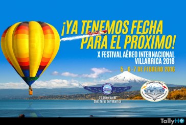 Se viene el X Festival Aéreo de Villarrica