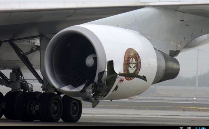 Avión Ed Force One de la banda de rock Iron Maiden resulta con daño en dos motores