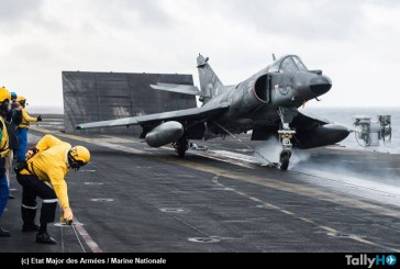 Marina Francesa realiza último catapultaje del Super Etendard Modernisé