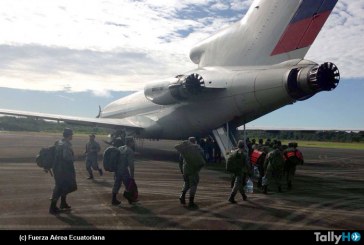 Fuerza Aérea Ecuatoriana se moviliza por terremoto en provincia de Manabí