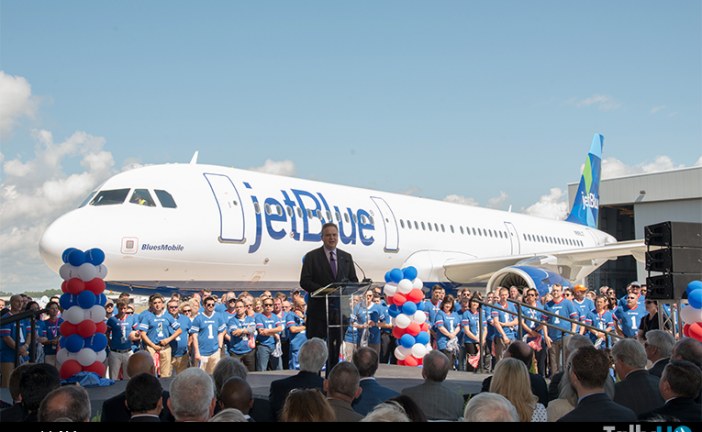 Primer avión producido en planta de Airbus en EE.UU. fue entregado a JetBlue
