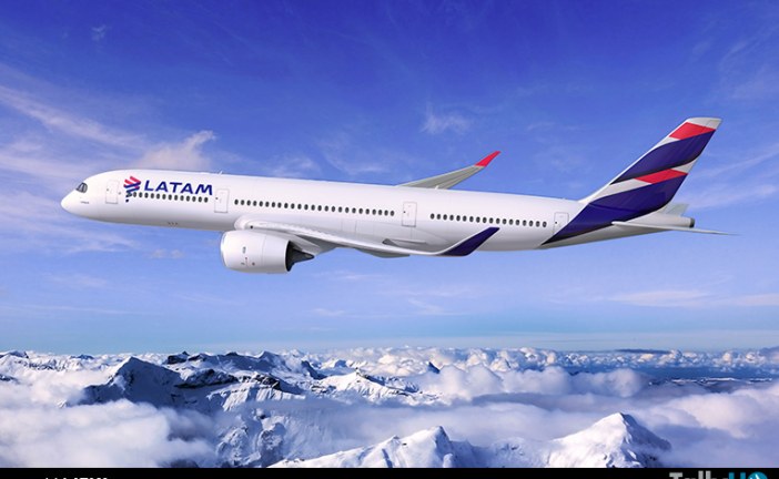 LATAM Brasil anunció que volará con sus Airbus A350 a Santiago