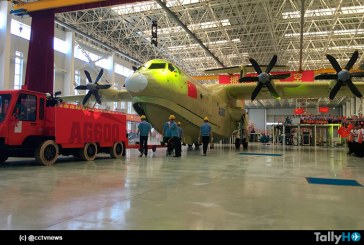 China presentó avión AG600 el anfibio más grande en la actualidad