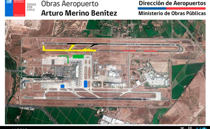 Autoridades aseguraron la operatividad del Aeropuerto de Santiago durante las obras de ampliación