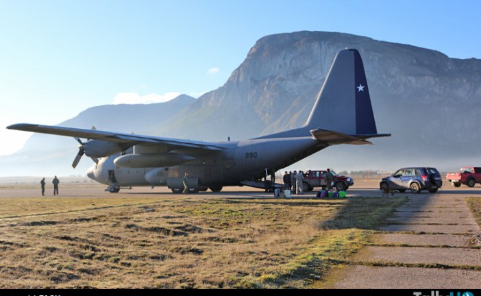 FACH realizó operativo en apoyo de vecinos de Villa O’Higgins en la Región de Aysén