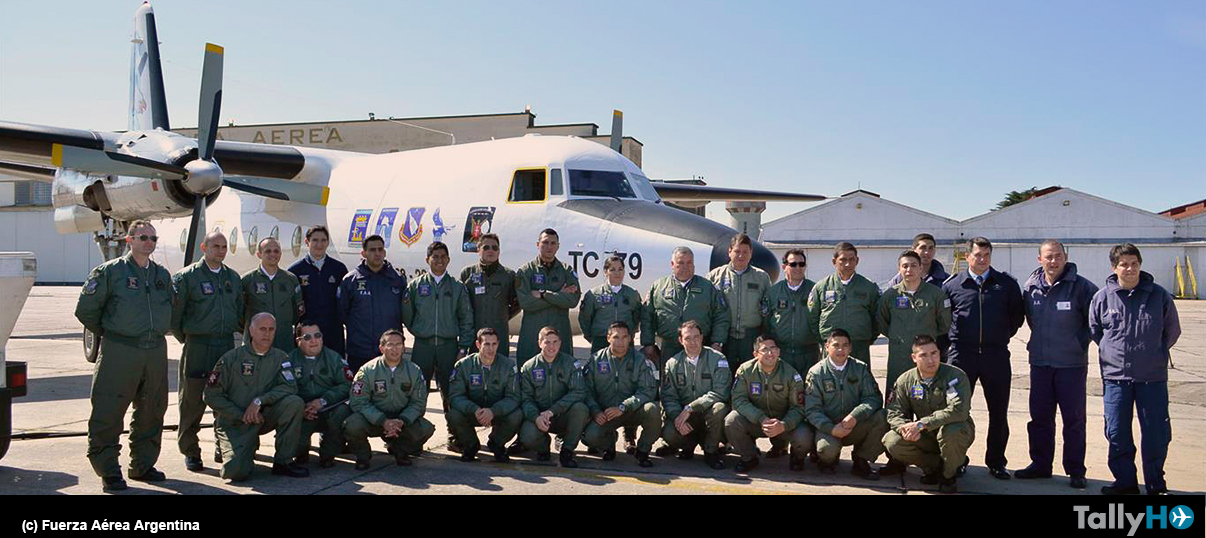 Histórico raid de despedida del Fokker F-27 de la Fuerza Aérea Argentina
