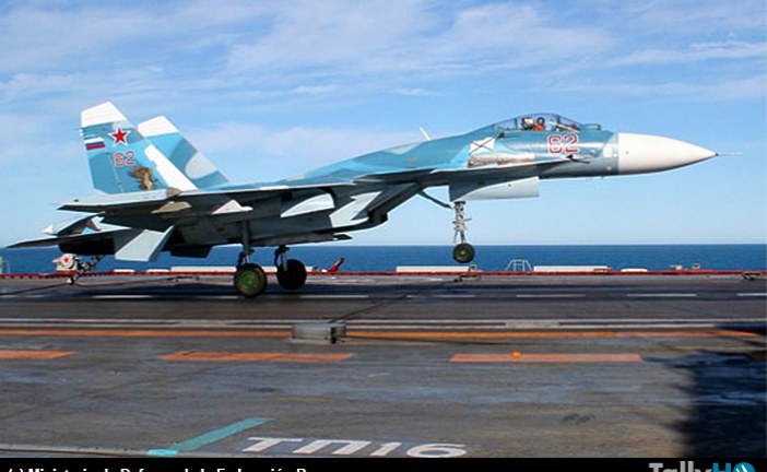 Con nuevas modificaciones los SU-33 operarán en Siria desde el portaaviones Admiral Kuznetsov
