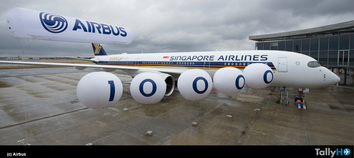 Airbus celebró la entrega del avión número 10.000