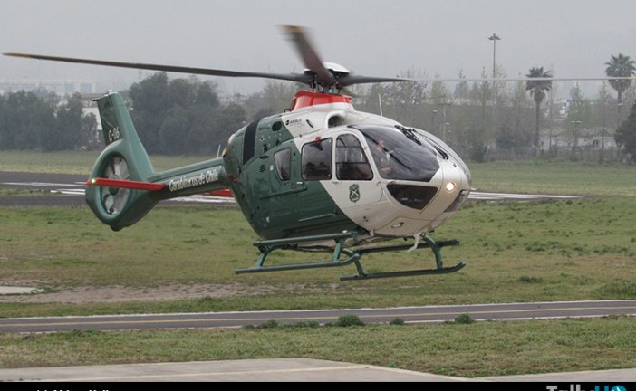 Prefectura Aérea de Carabineros recibió helicóptero H135