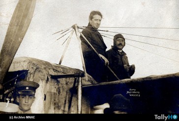 100 años del primer cruce aéreo del Estrecho de Magallanes