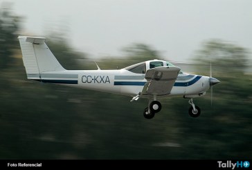 Se accidenta aeronave Piper Tomahawk en Peñalolén
