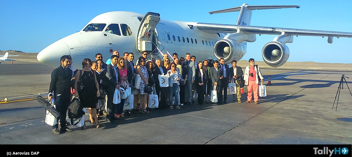 Aerovías DAP inauguró ruta Iquique – Jujuy