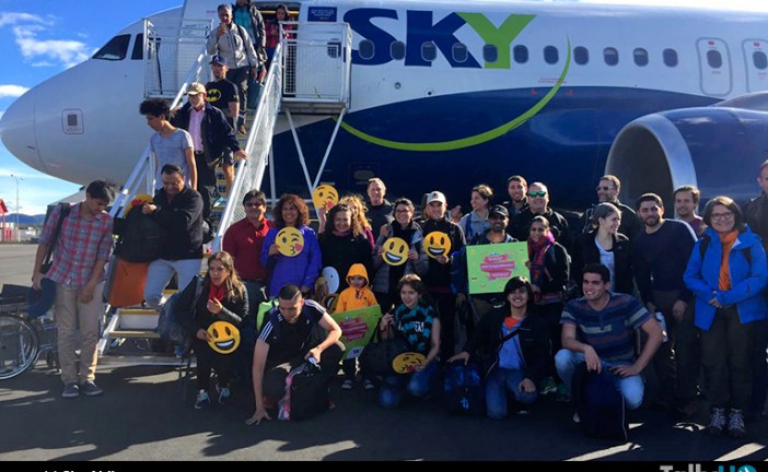 SKY inauguró con éxito primer vuelo a Puerto Natales