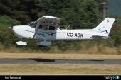 Se accidenta avión Cessna 172 en Villarrica falleciendo dos personas