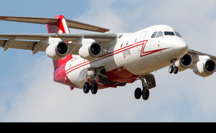 Arribó a Chile BAe 146-200 que refuerza el combate contra incendios