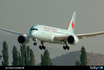 Air Canada comenzó a operar a Chile con Boeing 787 Dreamliner