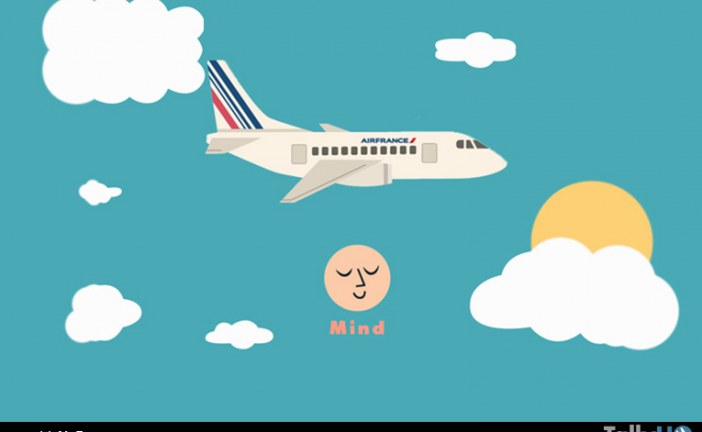 Air France lanza su programa de meditación a bordo, en colaboración con la aplicación Mind