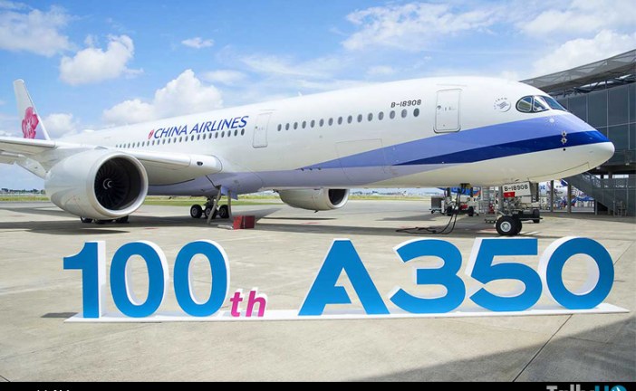 Airbus entrega A350 XWB número 100