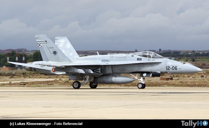 Se estrella avión F-18 Hornet del Ejército del Aire de España en base aérea Torrejón de Ardoz