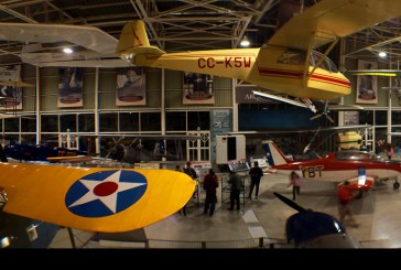 Museo Nacional Aeronáutico y del Espacio a la medianoche