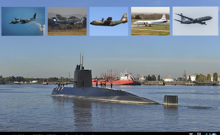 Medios Aéreos desplegados para la búsqueda del submarino argentino «San Juan»