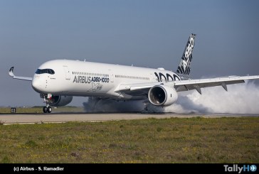 Airbus A350-1000 recibe su certificación tipo de EASA y FAA