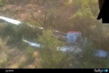 Se estrella planeador en sector de Las Vizcachas piloto fue rescatado por la FACH
