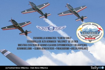 Se viene este fin de semana el 12° Festival Aéreo Internacional de Villarrica