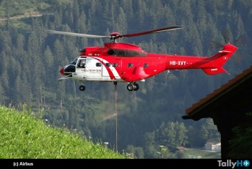 Heliswiss operó con éxito el primer Super Puma civil en Chile