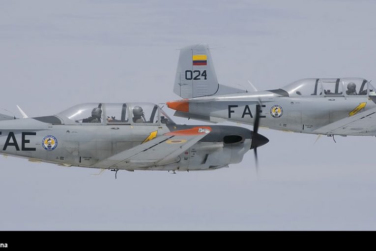 Fuerza Aérea Ecuatoriana retiró del servicio sus Beechcraft T-34C Turbo Mentor