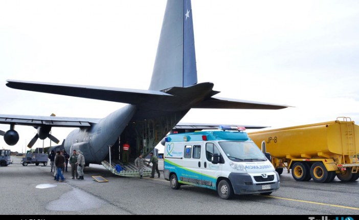Fuerza Aérea de Chile realizó evacuación aeromédica desde la Antártica