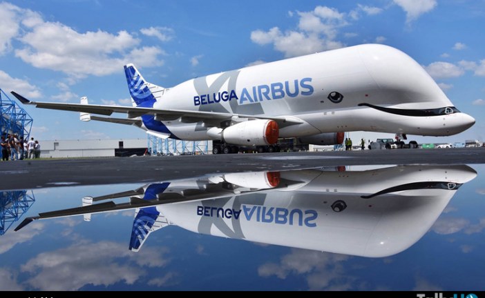 Con original esquema de pintura fue presentado el Airbus BelugaXL