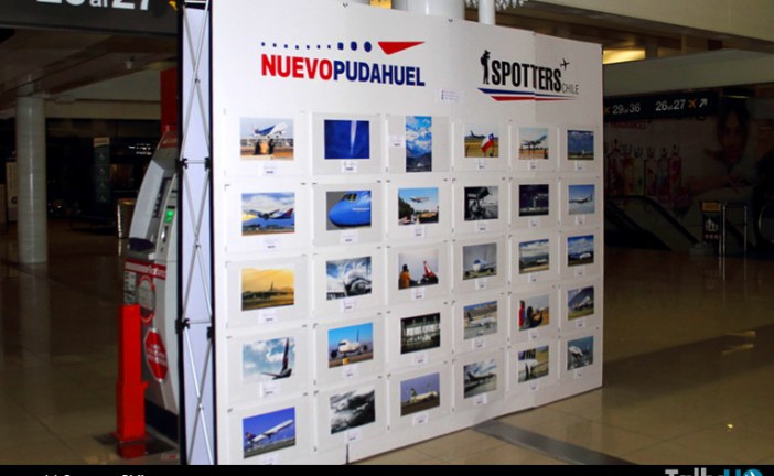 Primera exposición fotográfica de Spotters Chile en el Aeropuerto Arturo Merino Benítez