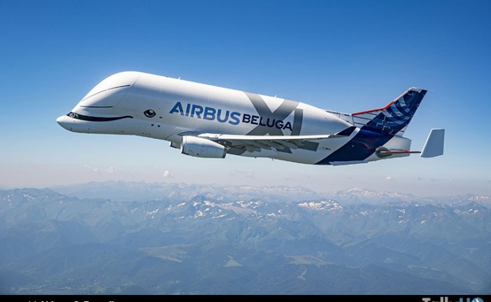 Primer BelugaXL realizó su vuelo inaugural