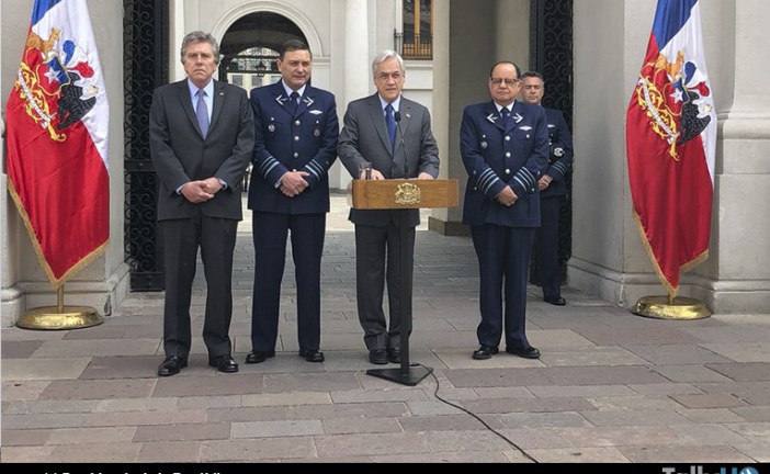 Presidente Sebastián Piñera designa como nuevo Comandante en Jefe de la FACH al General Arturo Merino Núñez