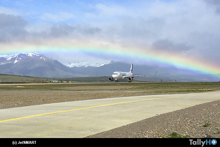 Con vuelos directos a Santiago, Temuco y Punta Arenas JetSMART comenzó a volar a Balmaceda