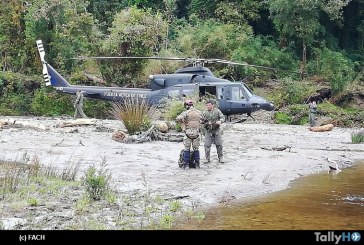Fuerza Aérea de Chile realiza rescate de dos personas desde el Parque Nacional Chiloé