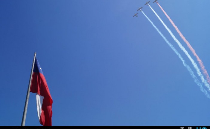 Fuerza Aérea de Chile inició Mes del Aire con Izamiento del Pabellón Nacional