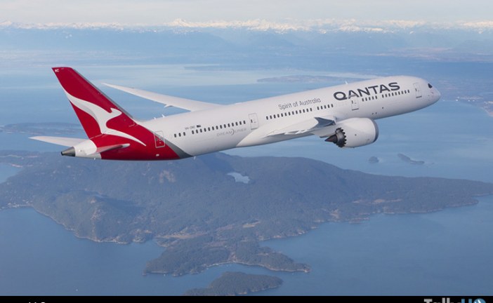 Qantas anuncia que realizará la ruta a santiago con aviones B787 Dreamliner
